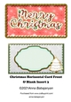 Christmas Horizontal Card Front & Blank Insert 3