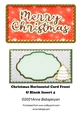 Christmas Horizontal Card Front & Blank Insert 4