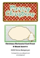 Christmas Horizontal Card Front & Blank Insert 6