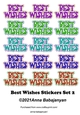 Best Wishes Stickers Set 2
