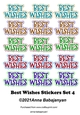 Best Wishes Stickers Set 4