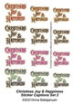 Christmas Joy & Happiness Sticker Captions Set 2