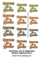 Christmas Joy & Happiness Sticker Captions Set 3