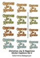 Christmas Joy & Happiness Sticker Captions Set 4