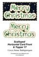 Scalloped Horizontal Card Front & Topper 17
