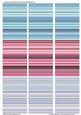 Colorful Stripes Atc Backings Set 2