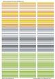 Colorful Stripes Atc Backings Set 3