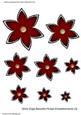 Silver Edge Beautiful Flower Embellishments 3