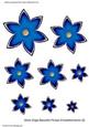 Silver Edge Beautiful Flower Embellishments 5