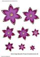 Silver Edge Beautiful Flower Embellishments 6
