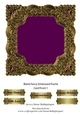 Blank Fancy Embossed Frame Card Front 1