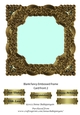 Blank Fancy Embossed Frame Card Front 2