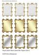 Royal Labels Blank Labels/ Mini Toppers (set 4)