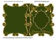 Christmas Blessings Swirly Blank Christmas Card 3