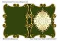 Royal Swirly Frame Blank Cut & Fold Card 4
