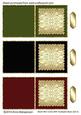 Blank Mini Cards with Scalloped Base (set 3)