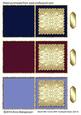 Blank Mini Cards with Scalloped Base (set 5)