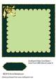 Scalloped Edge Card Base Card Front with Bow & Label 4