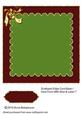Scalloped Edge Card Base Card Front with Bow & Label 7