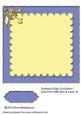 Scalloped Edge Card Base Card Front with Bow & Label 10