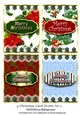 4 Christmas Card Fronts Set 3