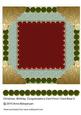 Christmas, Birthday, Congratulations Card Front Card Base 5