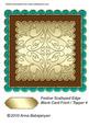 Festive Scalloped Edge Blank Card Front / Topper 4