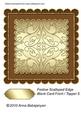 Festive Scalloped Edge Blank Card Front / Topper 5