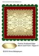 Festive Scalloped Edge Blank Card Front / Topper 6