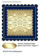 Festive Scalloped Edge Blank Card Front / Topper 7