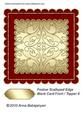 Festive Scalloped Edge Blank Card Front / Topper 8