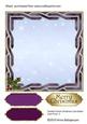 Twisted Frame Christmas Card Base / Card Front 2