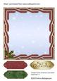 Twisted Frame Christmas Card Base / Card Front 3