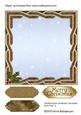 Twisted Frame Christmas Card Base / Card Front 4