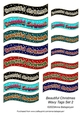 Beautiful Christmas Wavy Tags Set 2