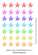 Glitter Stars Embellishments Set 1