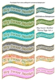 My Sweet Mother Wavy Tags Set 2