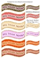 My Sweet Mother Wavy Tags Set 3