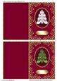 Diamond Christmas Tree in Oval Frame Set 2