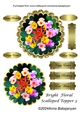Bright Floral Scalloped Topper 3