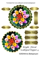 Bright Floral Scalloped Topper 4