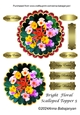 Bright Floral Scalloped Topper 5