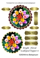 Bright Floral Scalloped Topper 6