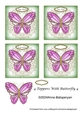 4 Toppers With Butterfly 4