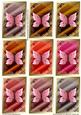 Pink Butterfly on Silk Atc Cards Set
