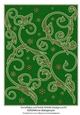 Snowflakes and Swirls Artistic Background 5