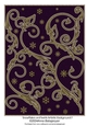 Snowflakes and Swirls Artistic Background 7