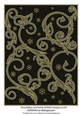 Snowflakes and Swirls Artistic Background 9