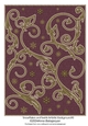 Snowflakes and Swirls Artistic Background 10