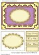 Framed Scalloped Doily Blank Card Front & Insert 8